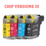Cartuccia per Brother LC-123 magenta con CHIP VERSIONE III