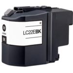 Cartuccia per Brother LC-22EBK MFC-J5920DW nero 2400pag.