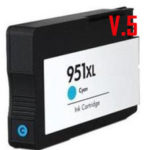 Cartuccia per Hp 951XL CN046AE ciano 1500pag chip aggiornato versione 5*