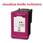 CC644EE Cartuccia rigenerata per HP 300XL colori alta capacita' 900pag.visualizza livello inchiostro