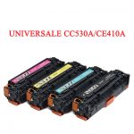 Toner rigenerato universale per HP CC530A 304A CE410A 305A CF380X Canon 718 nero 3500pag.